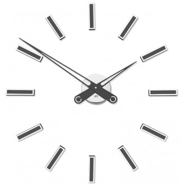 Dizajnové nalepovacie hodiny Future Time FT9600TT Modular titanium 60cm